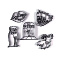 4+1 Akční Halloweenský set vykrajovátek/formiček č.5