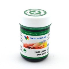Food Colours gelová barva (Dark Green) tmavě zelená 35 g
