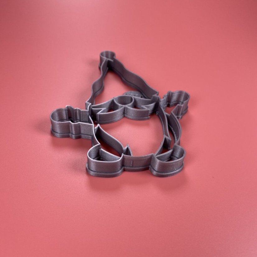 Vánoční skřítek s čepicí vykrajovátko/formička