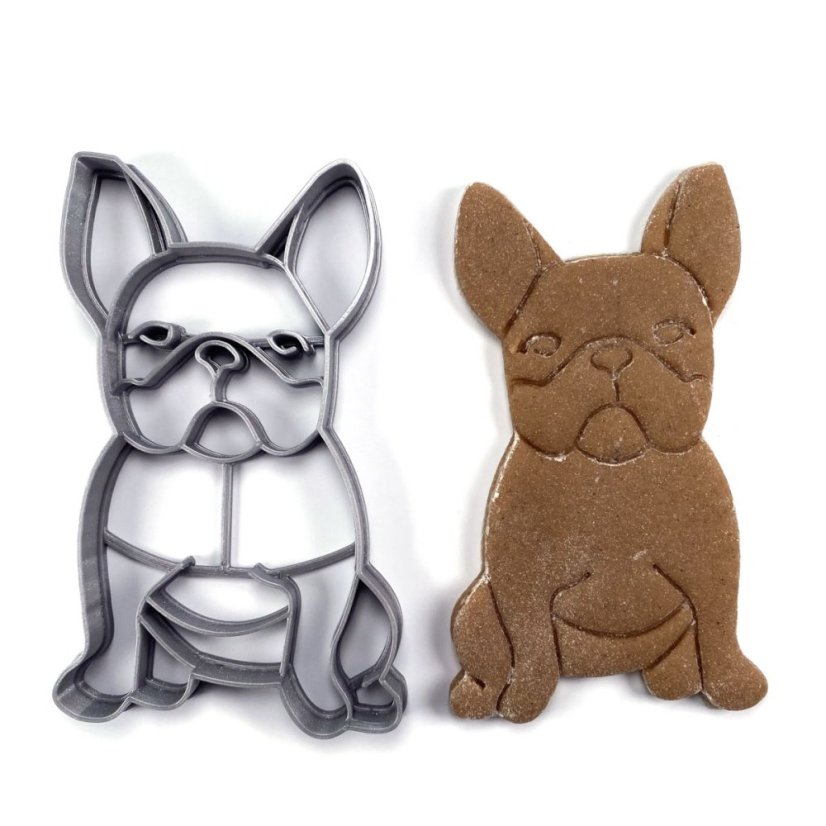 Francouzský buldoček vykrajovátko/formička