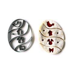 Maxi vajcia na linecké pečivo vykrajovačka/formička