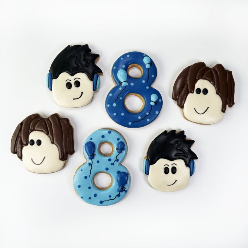 Sada velkých číslic 0 - 9 (11cm) /8 + 2 zdarma/ vykrajovátka/formičky