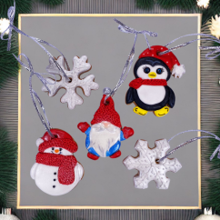 Bałwanek z czapką i szalikiem foremka/forma do ciastek