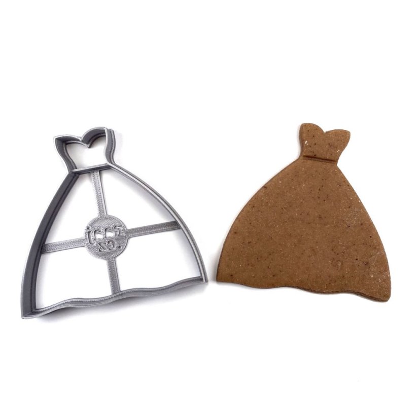 Svadobné šaty vykrajovačka/formička