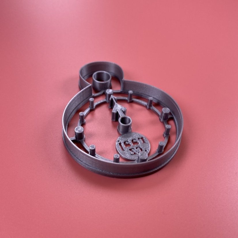 Foremka/wykrawaczka do ciastek w kształcie zegara sylwestrowego o północy