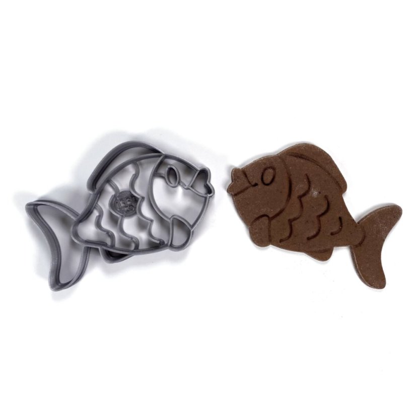 Roztomilý kapr vykrajovátko/formička