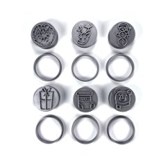 5+1 Akční vánoční set razítek s vykrajovátky č.2