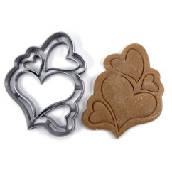Čtyři srdce vykrajovátko/formička