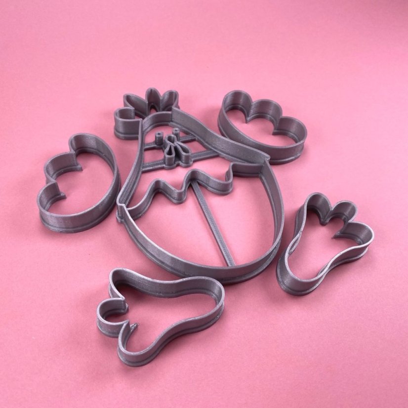 Foremka/wycinak do puzzli w kształcie kurczaka