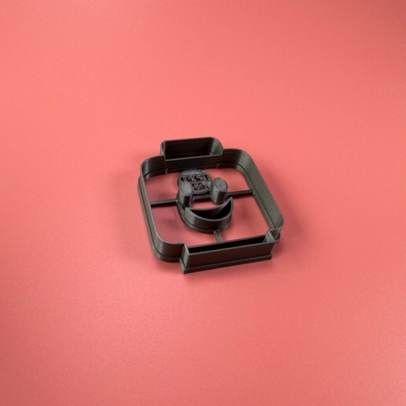 Hlava panáčka ze stavebnice vykrajovátko/formička