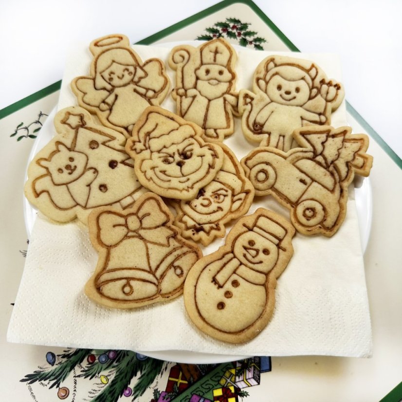 Dwuczęściowa wycinarka anioł z stemplem