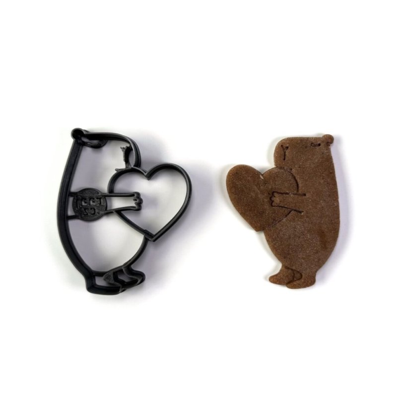 Kapybara se srdcem vykrajovátko/formička