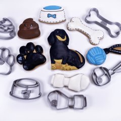 Foremka/wykrawaczka do ciastek w kształcie łapy psa