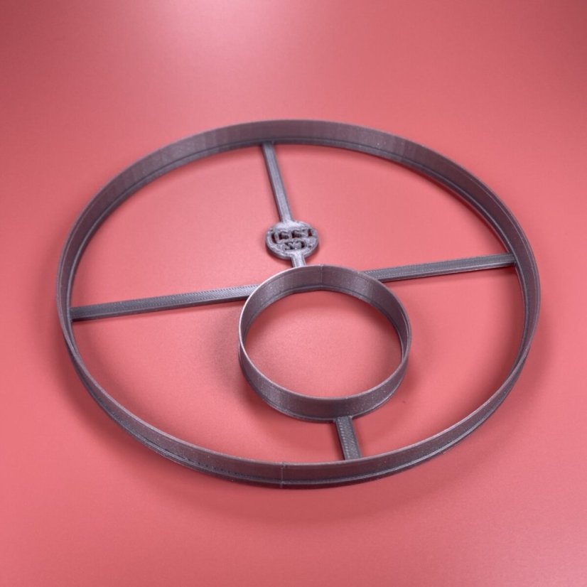 Okrągła podstawa z otworem na foremkę do świec