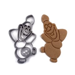 Veselý sněhulák vykrajovátko/formička