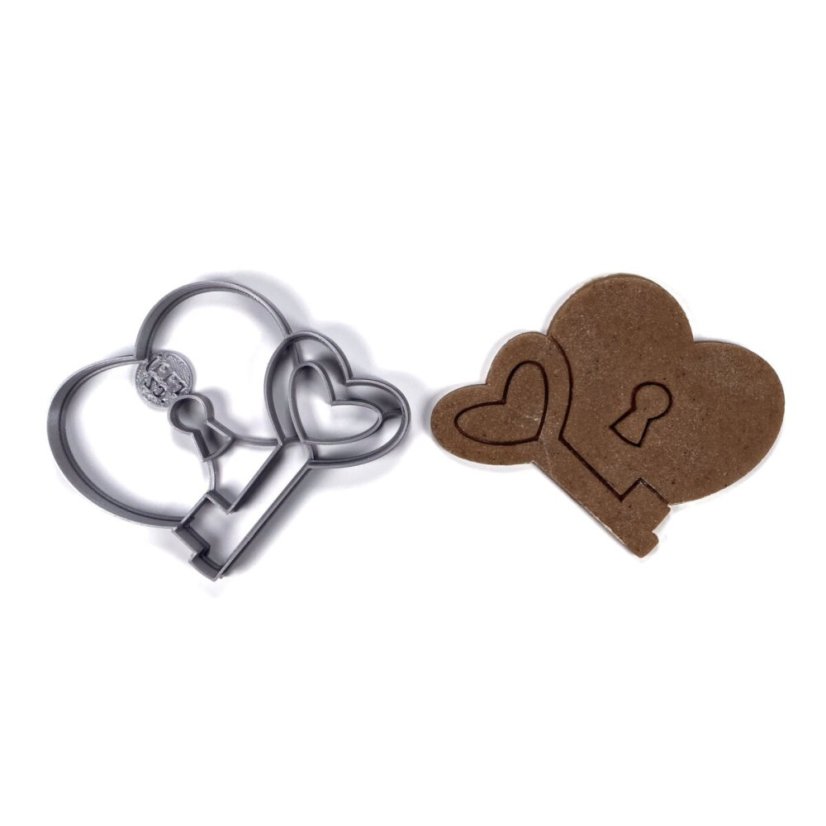 Zámok a kľúč vykrajovačka/formička