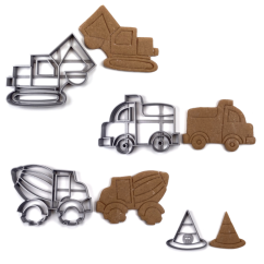 3+1 Akční set vykrajovátek/formiček Stavba