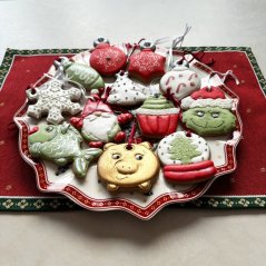 Vánoční skřítek s čepicí vykrajovátko/formička