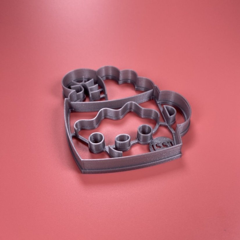 Kubek zimowy z foremką/wycinanką do ciastek z bitą śmietaną