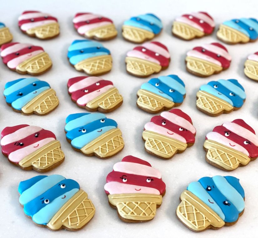 Skręcona foremka do lodów