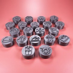 Čepice/kulich razítko s vykrajovátkem