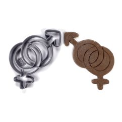 Symboly Venuša a Mars vykrajovačka/formička