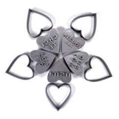 4+1 Akční valentýnský set razítek s vykrajovátky č.1