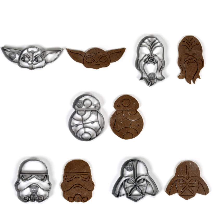 4+1 Akční set vykrajovátek/formiček Hvězdné války