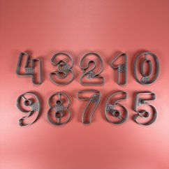 Číslo 5 zaoblené hrany (7cm) vykrajovátko/formička