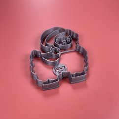 Zimní lama s čepicí vykrajovátko/formička