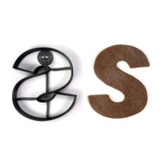 Wykrawarka/forma w kształcie litery S (10 cm)