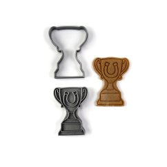 Pohár s podkovou dvoudílné vykrajovátko s razítkem