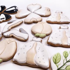 Svatební šaty vykrajovátko/formička