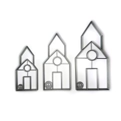 Sada 3 kostoly vykrajovačka/formička