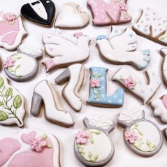 Foremka/wykrawaczka do ciastek w kształcie gołębia ślubnego