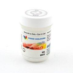Food Colours gelová farba (White) biela 35 g Bez E171