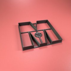 Wykrawarka/forma w kształcie litery M (10 cm)