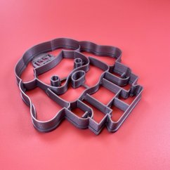 Poloobor v plášti vykrajovačka/formička