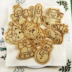 Mikuláš dvoudílné vykrajovátko s razítkem