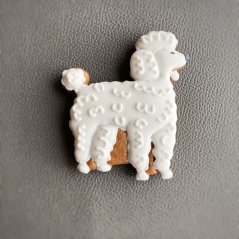 Foremka/wykrawaczka do ciastek w kształcie pudla