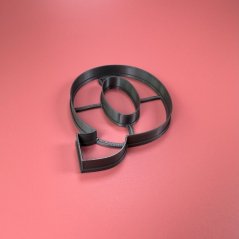 Wykrawarka/forma w kształcie litery Q (10 cm)