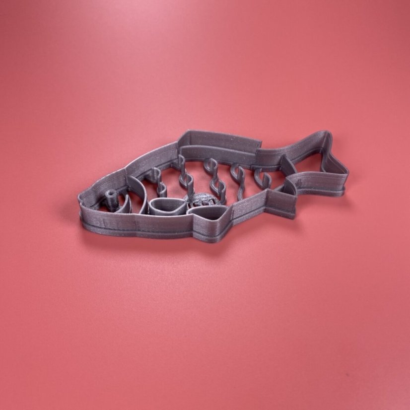 Vánoční kapr vykrajovátko/formička