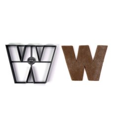 Wykrawarka/forma w kształcie litery W (10 cm)