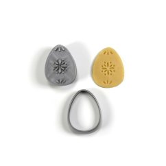 Velikonoční razítko vejce s motivem květu