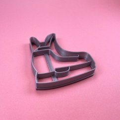 Foremka/wykrawaczka do ciastek w kształcie łyżwy hokejowej