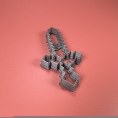 Meč z kostiček vykrajovátko/formička