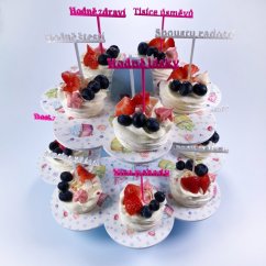 Narozeninové zápichy na dort, cupcakes
